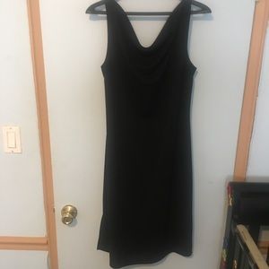 Express sleeveless little black dress